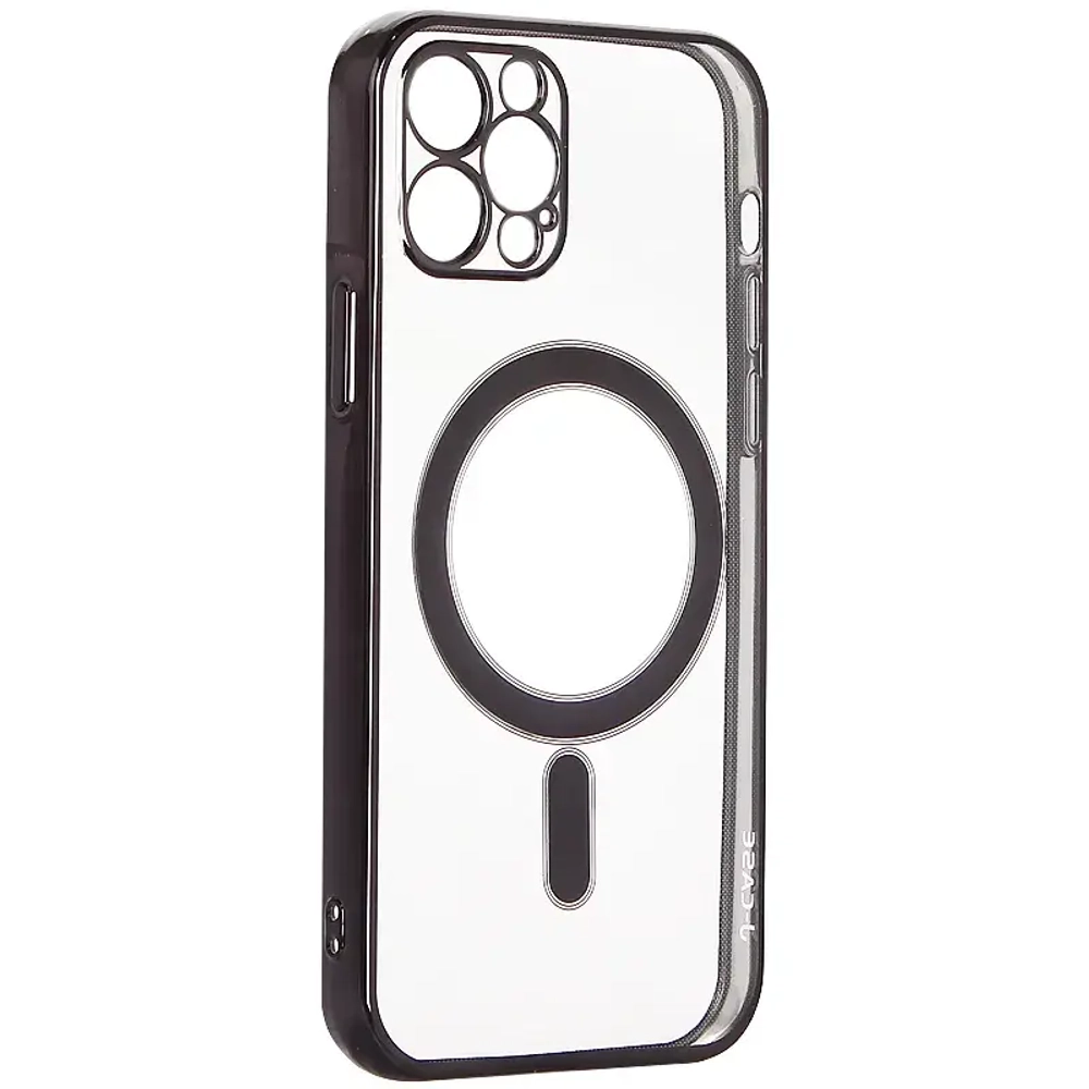 Чехол-накладка J-Case Magsafe Series для Apple iPhone 13 Pro силиконовый (черный)