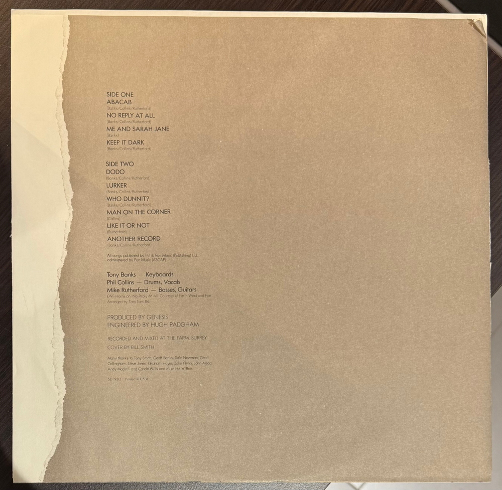 Виниловая пластинка Genesis – Abacab LP