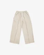 Брюки One Two Baggy Trousers Logo Turtledove бежевые