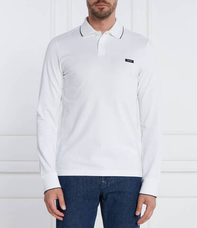 Поло TIPPING Calvin Klein - белый(K10K112236)