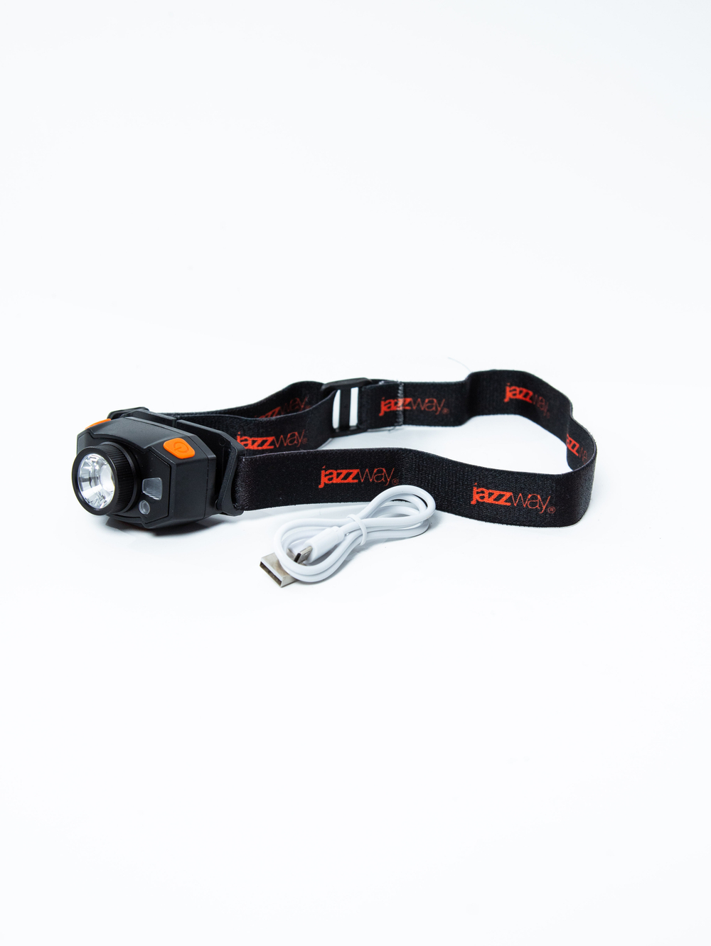 Фонарь налобн. JAZZway AccuH1-L5WZ-og (оранж) красн.свеч.