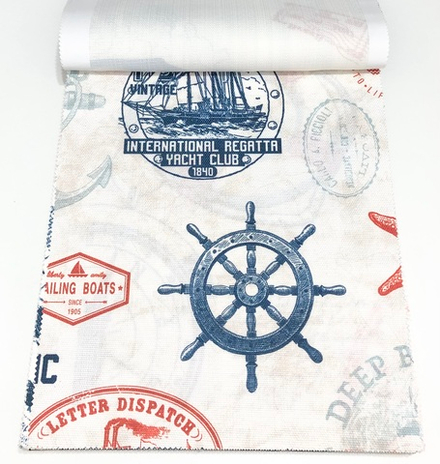 Ткань рогожка Anka Symfony of Colors Print Rex 106 арт. Universal 6 col. 1028 (высота 295 см)