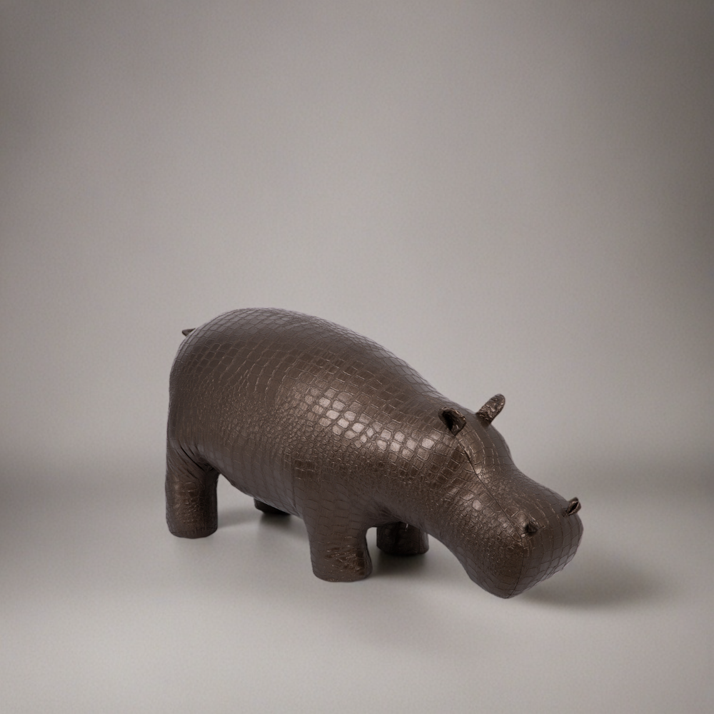 Банкетка Пуф Бегемот Коричневый малый