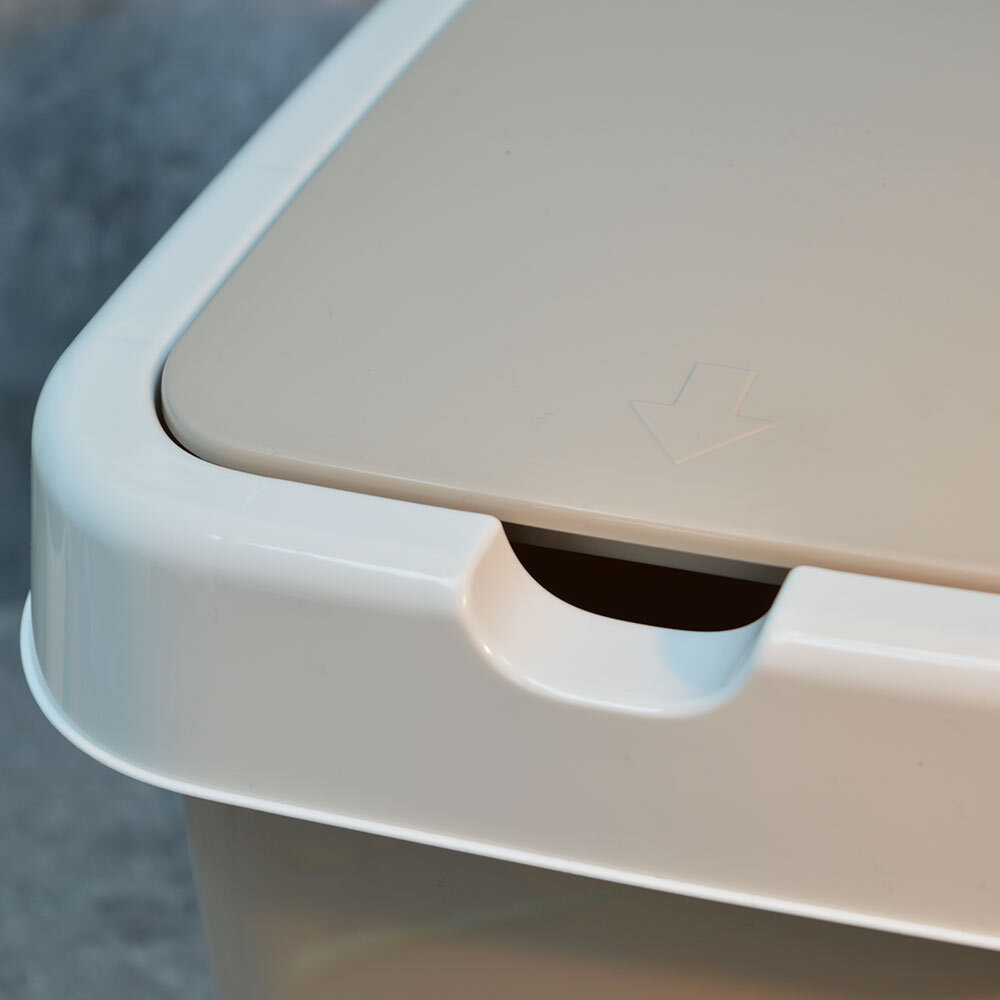 Контейнер для мусора 9л "Tule", бежевый