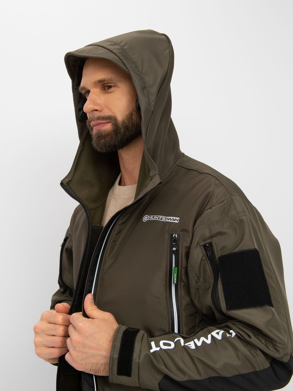 Куртка демисезонная Камелот ткань Softshell цвет Хаки