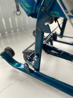 Коляска комбинированная (санки - коляска) «Ника Детям 7-8SK» синий (арт. НД7-8SК/5)