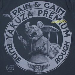 Футболка темно-синяя Yakuza Premium 3907
