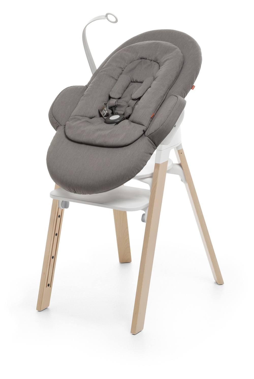 Комплект Стульчик + набор для новорождённого Stokke Steps, темно-серый