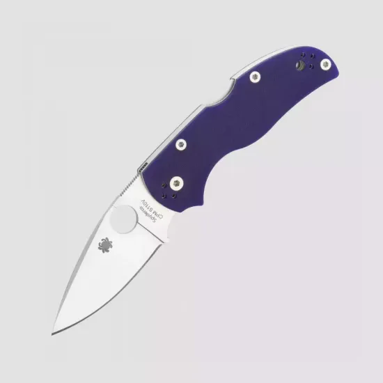 Складной нож Spyderco Native 5 41GPDBL5 c клинком из стали CPM-S110V, рукоять G10