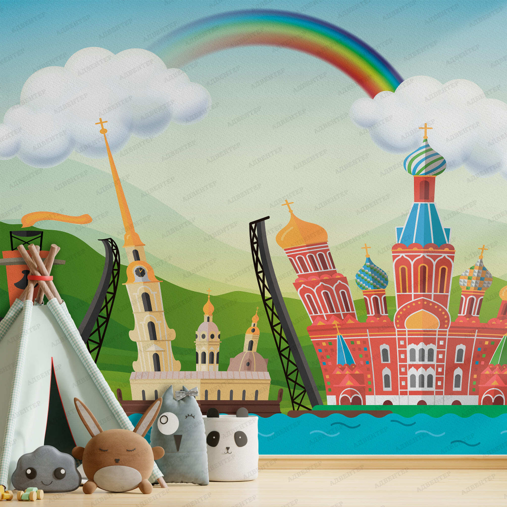 Фотообои Достопримечательности Санкт-Петербурга 079