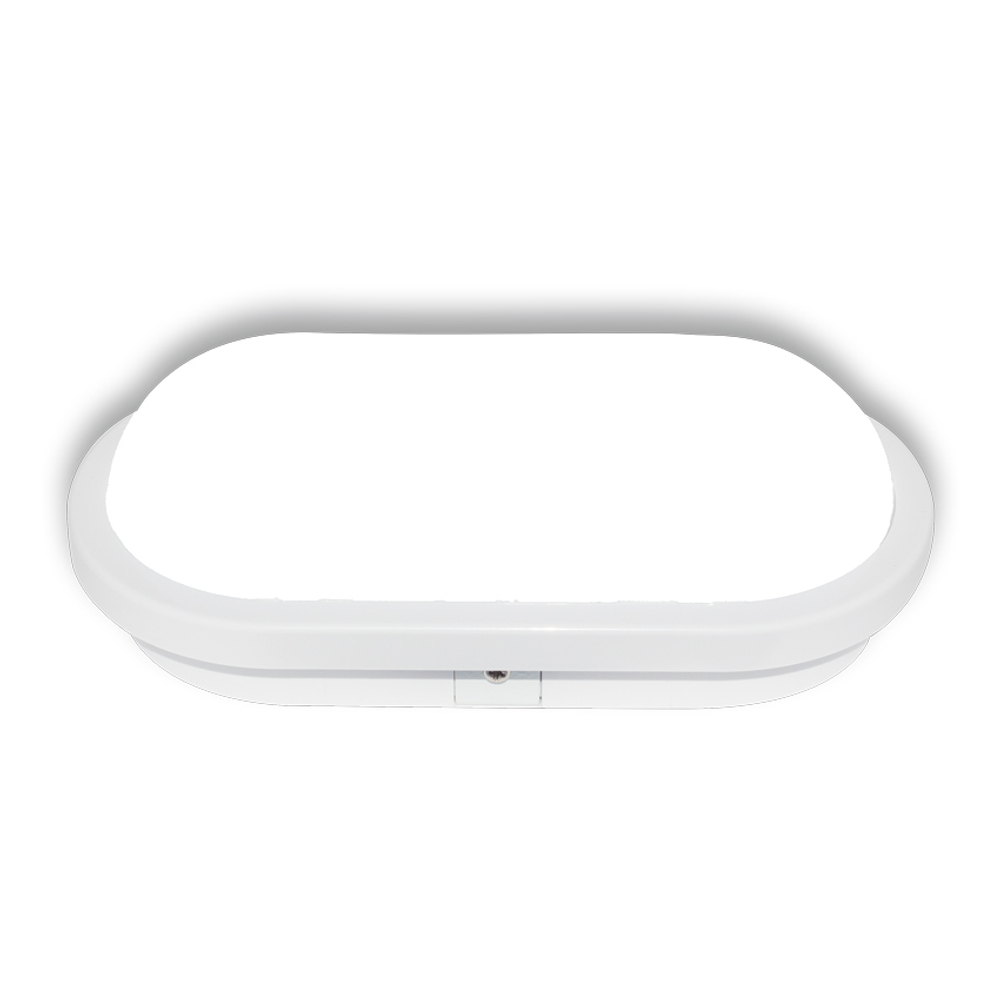 Светильник светодиодный герметичный LE LED OBL WH 15W CW (овал)