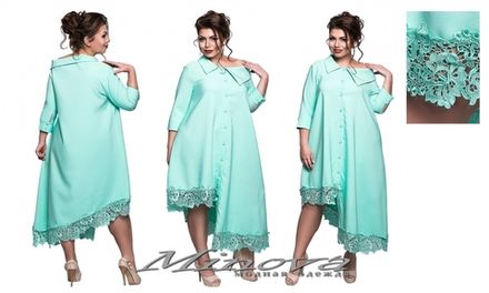 Платье 8551-ментол Minova