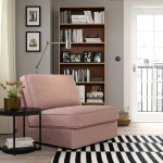 Кресло-кровать 1-местное - IKEA KIVIK/КИВИК ИКЕА, розовый