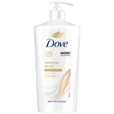 DOVE Крем-гель для душа Нежность шелка 610 мл (5988)