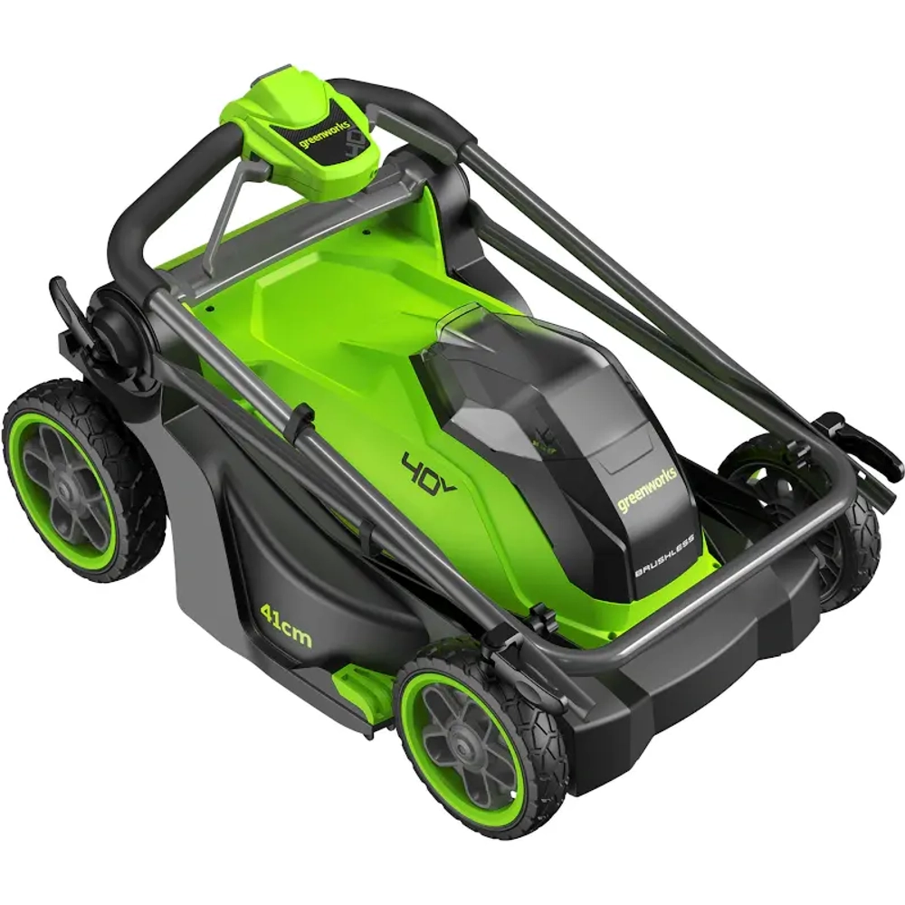 Аккумуляторная газонокосилка Greenworks GD40LM411K5 (1 x 5 Ач, Быстрое ЗУ) 2521007U5F