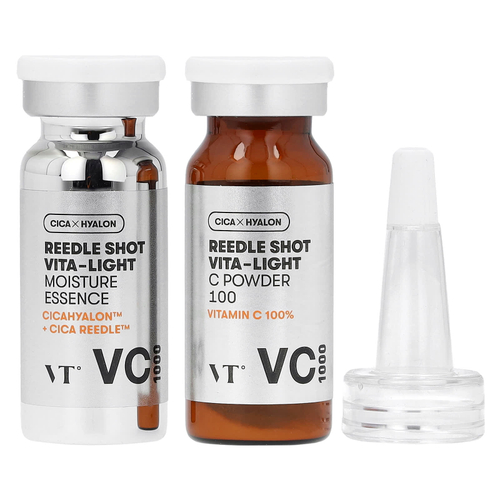 VT Cosmetics, Reedle Shot Vita-Light, тонизирующая эссенция, набор из 2 шт.