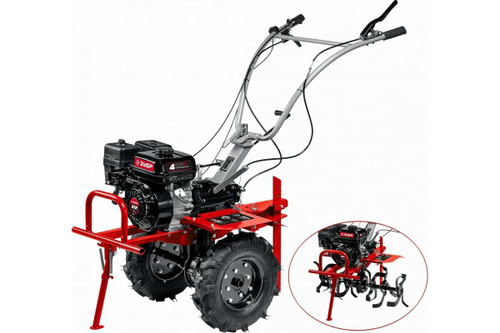 Бензиновый мотоблок с ВОМ ЗУБР 212 см3 МТШ-500