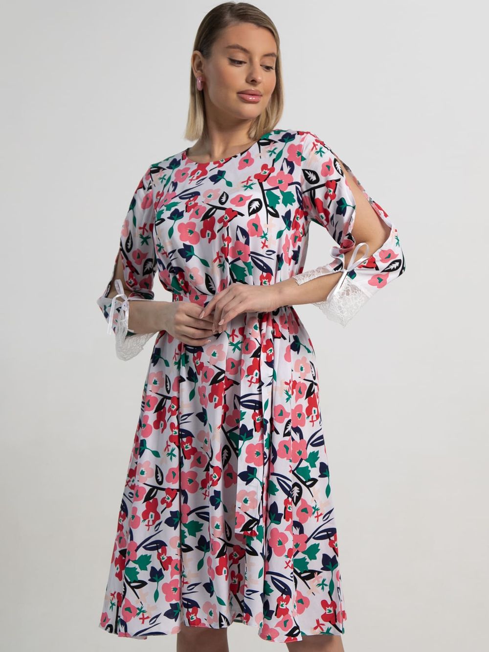 Платье Яна (белое) П15632-33М LT Collection