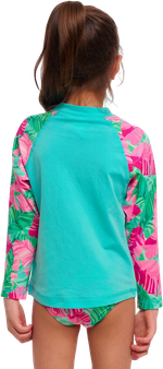 Купальник FUNKITA Toddler Girl's Tropic Palm Zippy Rash Vest