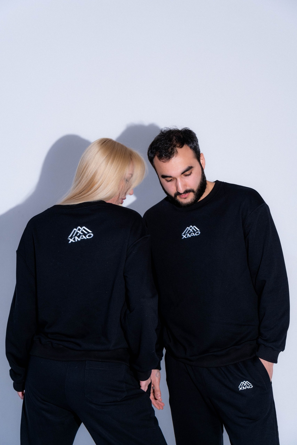 Костюм Черный: Свитшот Оверсайз + Джоггеры