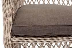 "Эспрессо-80 L" обеденная группа плетеная, цвет бежевый