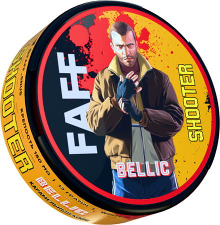 SHOOTER BY FAFF BELLIC (150 МГ) - КАРАМЕЛЬНЫЙ КОФЕ