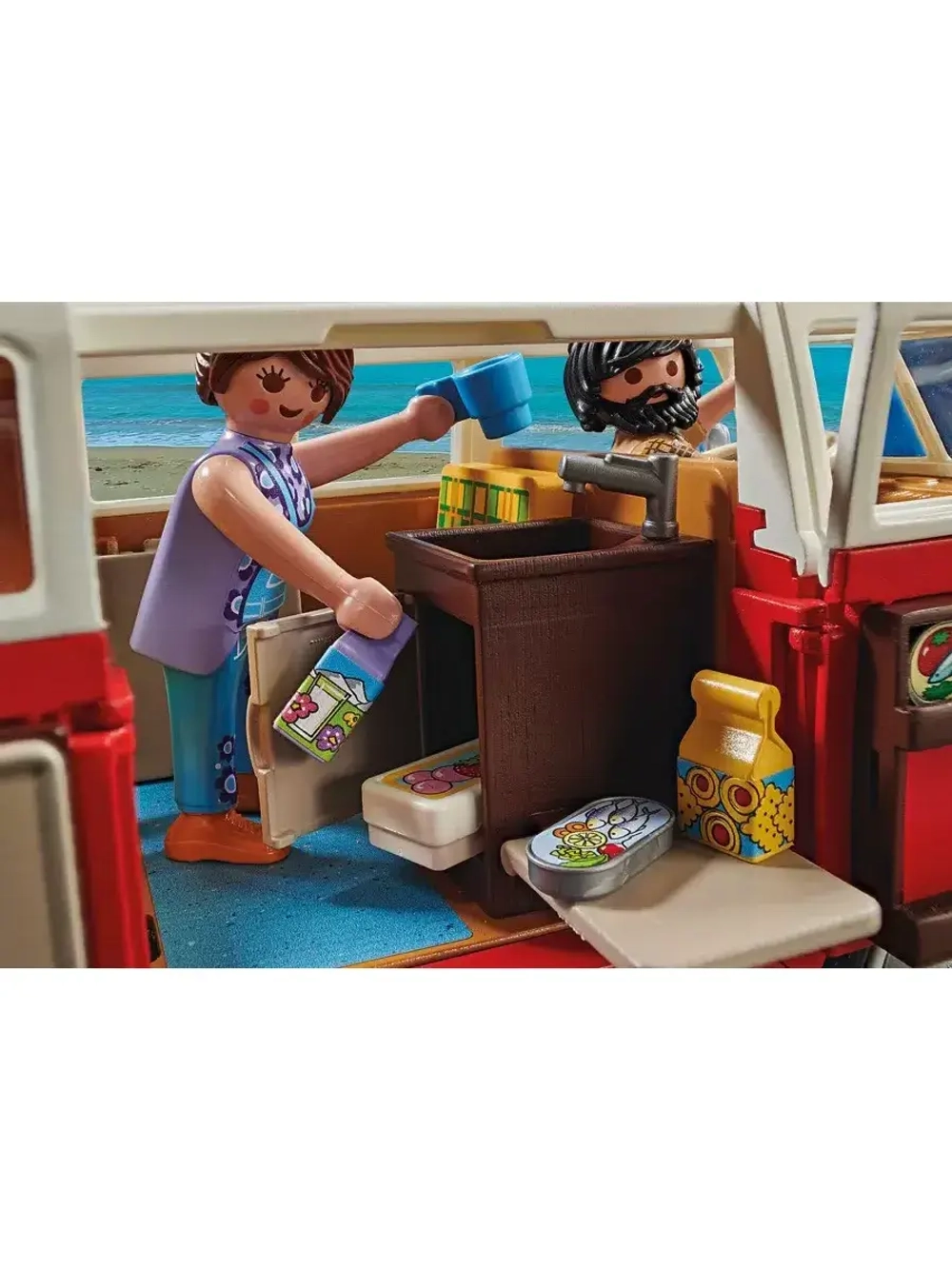 Набор Туристический автобус Volkswagen T1 Playmobil 70176