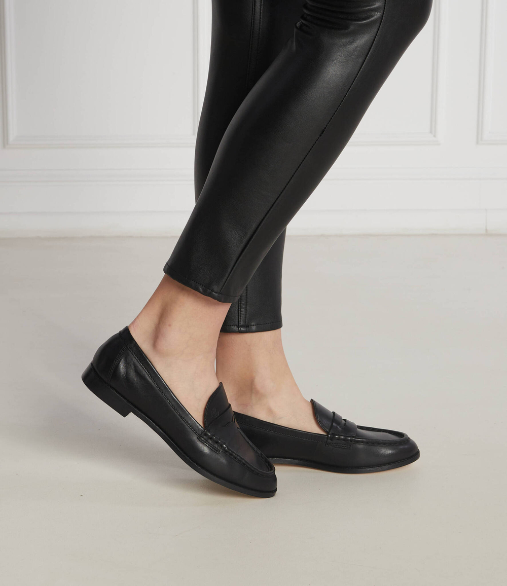 Кожаные мокасины LAUREN RALPH LAUREN - черный(802875318)