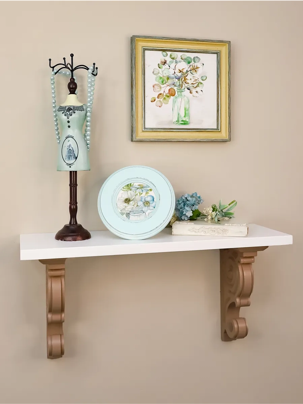 Картина на стену интерьерная в круглой раме