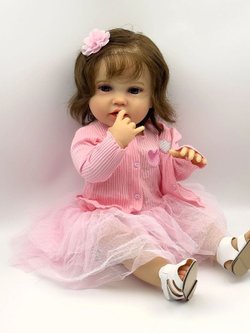 Кукла Реборн виниловая 55см в пакете (FA-827)