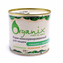 Organix (говядина с перепелкой) - консервы для кошек