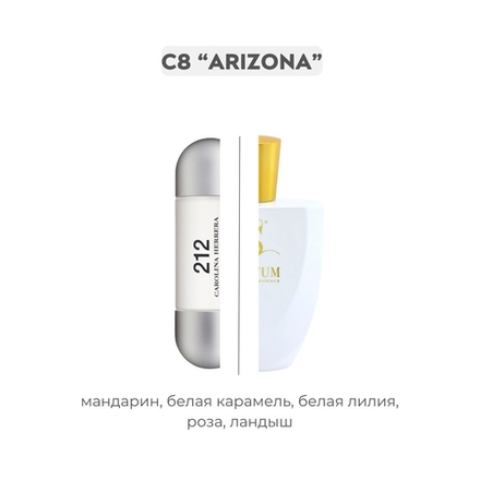 C8 ARIZONA  по мотивам 212 woman Carolina Herrera, парфюмерная вода