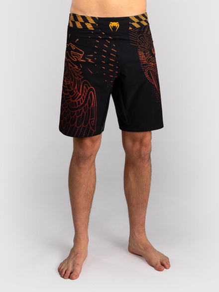 Шорты ММА Venum Quetzal Fury Black/Fury Red/Tangerine