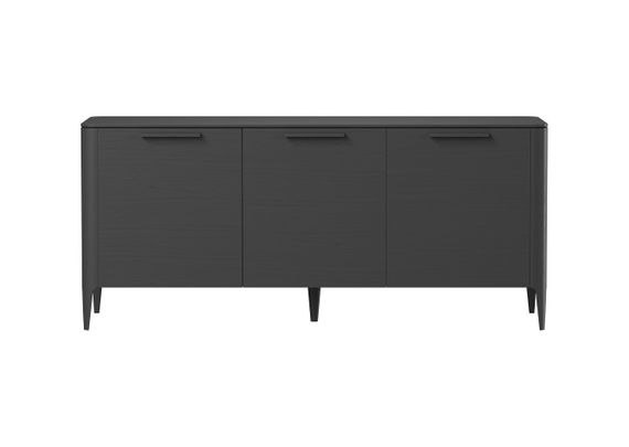 Тумба Type oak 3 двери ширина 160 см (черный)