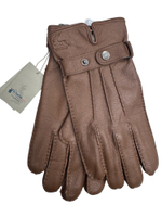 Перчатки. Мужские. Материал верха: Кожа оленя. Подклад: Трикотаж-шерсть. 5 шт в упаковке.