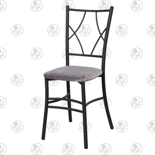 Стул Гамма (Хром, каркас СТ) Сиденье (трапеция кож.зам 12 мс) Мир стульев