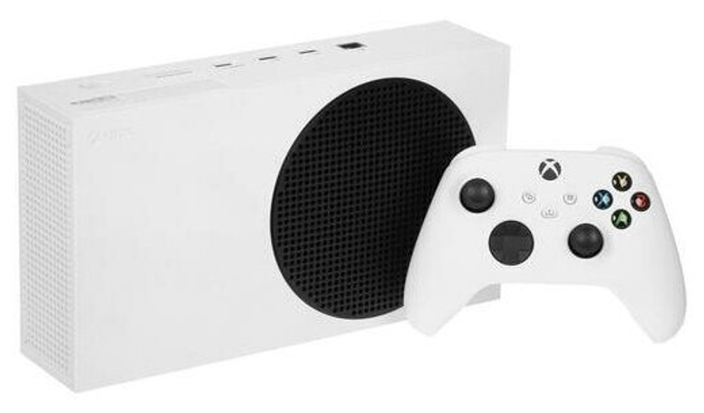 Игровая приставка Microsoft Xbox Series S 512 ГБ SSD, без игр, белый/черный
