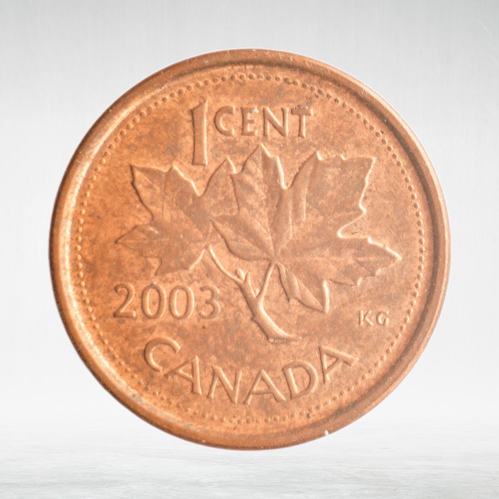 Canada, 1 Cent, 2003 – Elizabeth II (Third Portrait), AU
