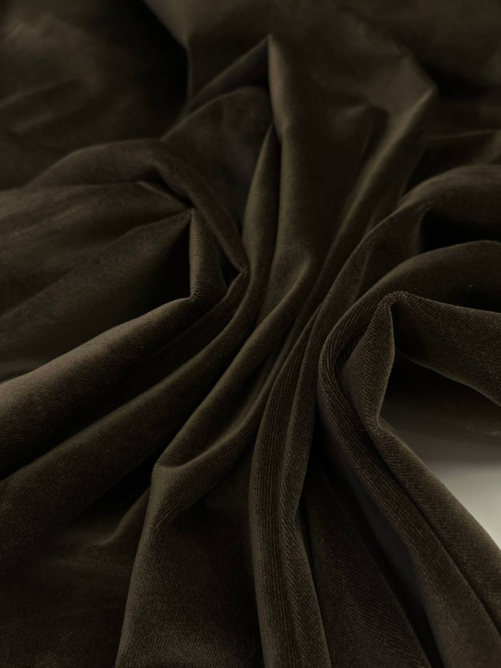 Бархат хлопок с эластаном Loro Piana хаки