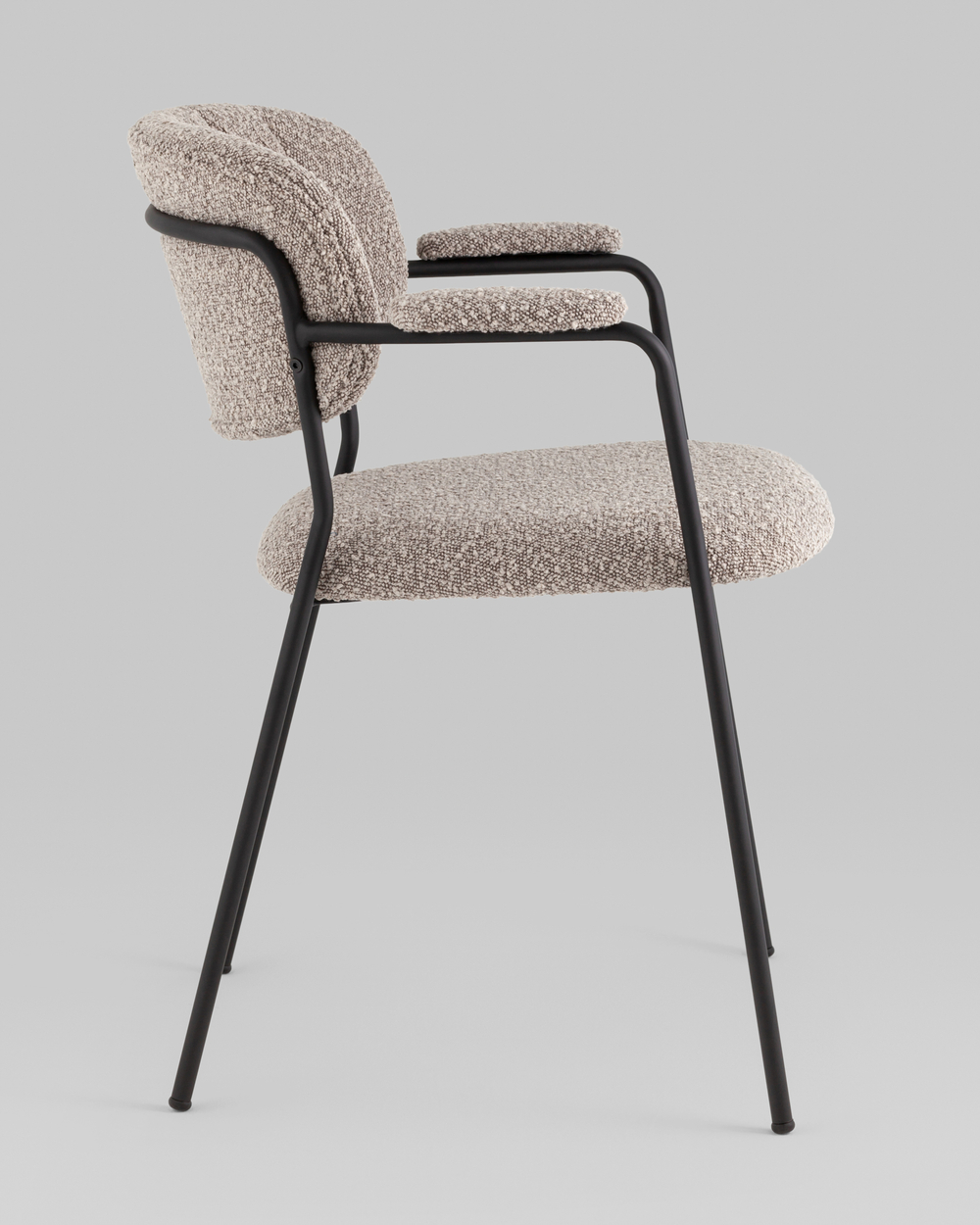 Стул Кэрол букле серый