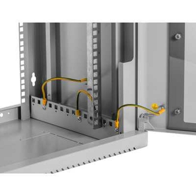 ЦМО Шкаф телекоммуникационный настенный сварной 9U (600 x 350) съёмные стенки, дверь стекло, ШРН-9.350