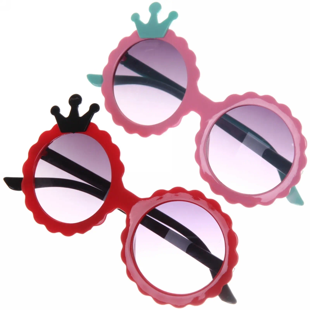 Очки солнцезащитные детские «Sunshine», корона, микс цветов