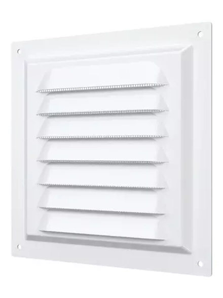 Решетка 150*150 1515МЭ вентиляционная с покрытием полимерной эмалью с сеткой ERA Сталь title=