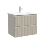 Тумба подвесная SANCOS Snob R 590х390х500, c двумя ящиками оснащенными доводчиками, Beige Soft , арт.SNR60/39CE