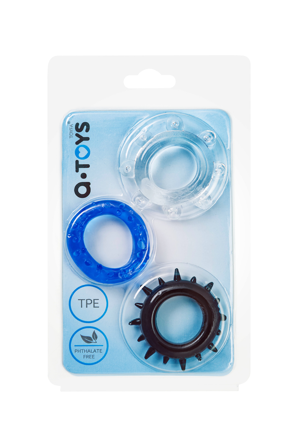 Набор колец A-Toys by TOYFA, TPE, силикон, ассорти, Ø 3 см