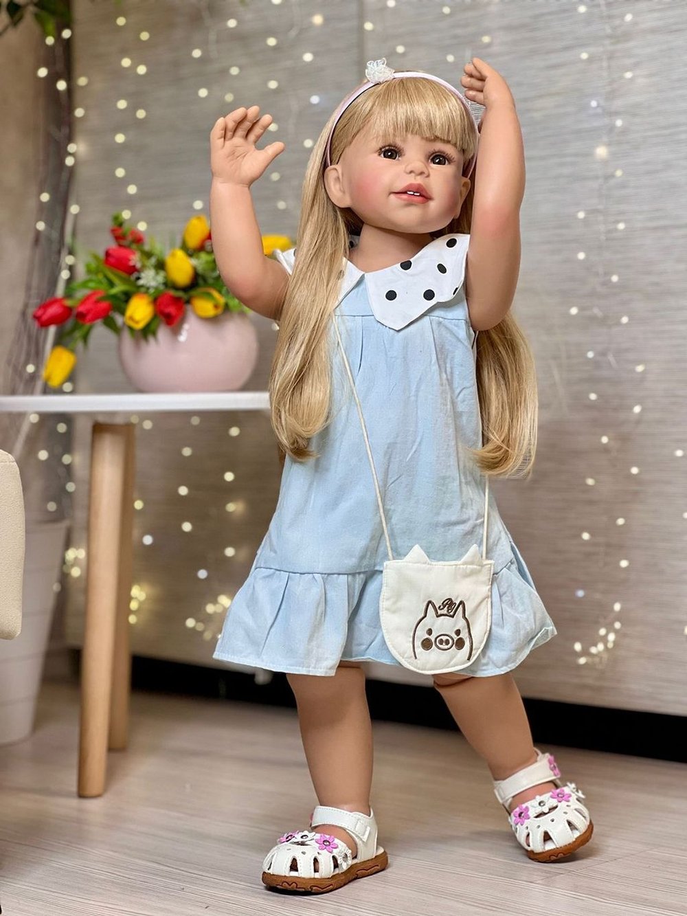 Кукла Реборн ростовая 70см в пакете (FA-254)