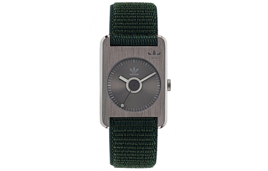 Adidas Originals STREET Wrist Watch Quartz Movement Nylon Strap Gray Dial Women"s Watch 30m Water Resistant