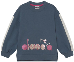 Кофта для девочки теннисная  Diadora Jg. Sweatshirt Crew Twinkle - небесный