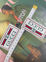 Бирка Гучч. разноцветная 80х41 мм