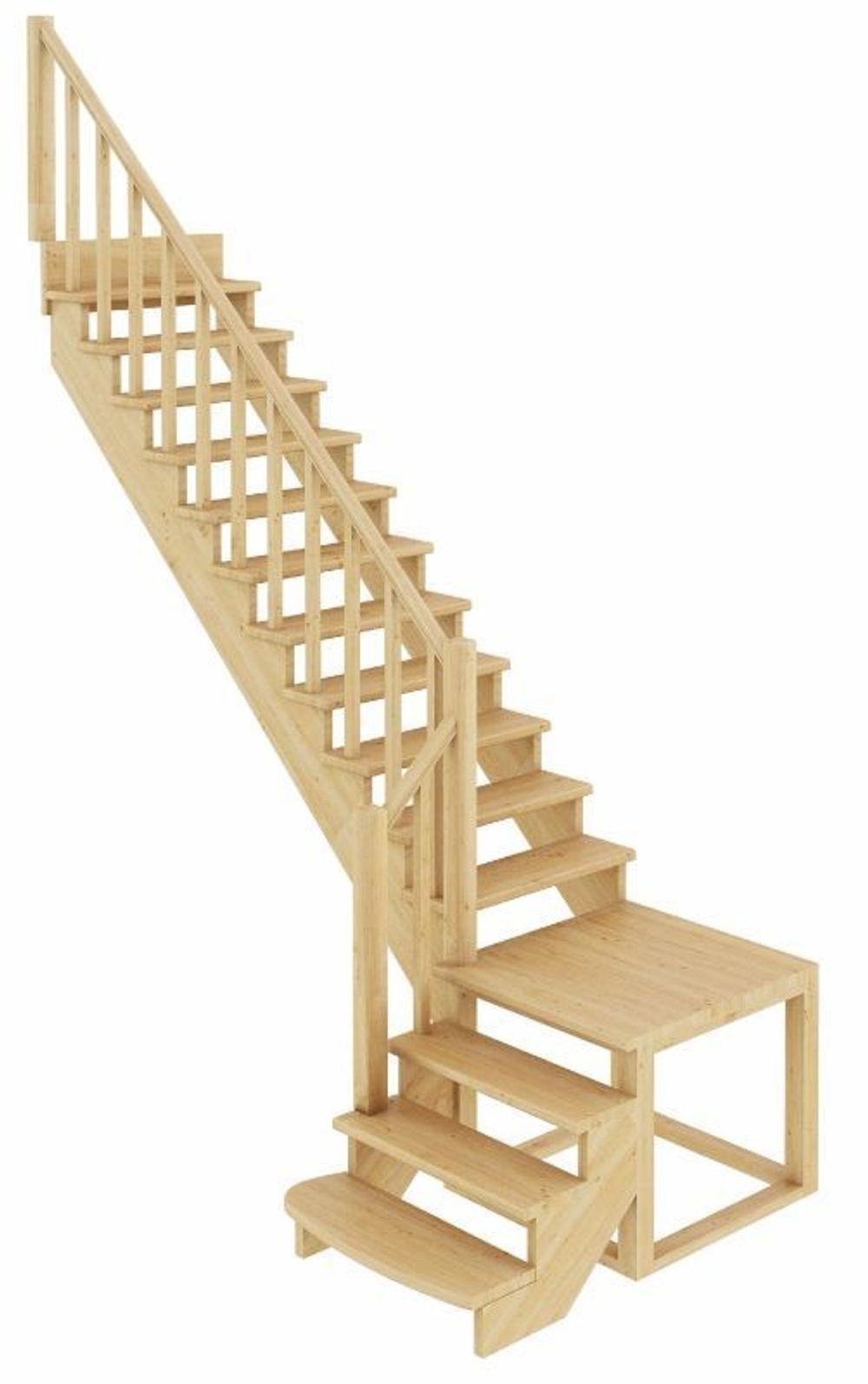 Лестница на второй этаж К-002м/1 Левая